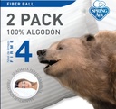 ALMOHADAS 2-PACK CLUSTER - BLANCOS Spring Air