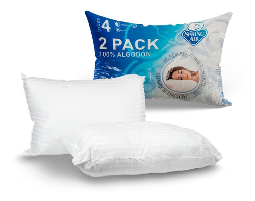 ALMOHADAS 2-PACK CLUSTER - BLANCOS Spring Air