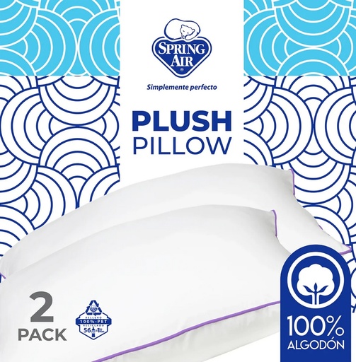 ALMOHADA PLUSH PILLOW 2pack